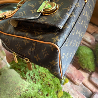 LOUIS VUITTON Manhattan GM Monogram Canvas Satchel Bag