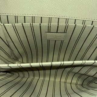 LOUIS VUITTON Pochette Metis Turtledove Empreinte Leather Crossbody Bag