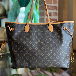 LOUIS VUITTON Monogram Neverfull GM Canvas Brown Tote