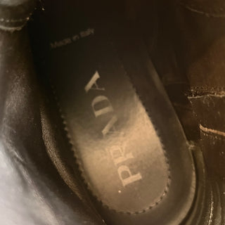 PRADA Black Nylon Combat Boots SZ37.5(7.5)