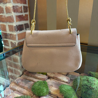 CHLOE Pink Leather Drew Crossbody