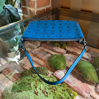 MCM Blue Pochette