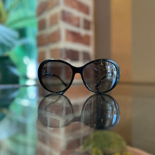 VERSACE MOD.4324-B Black Acetate Round Sunglasses