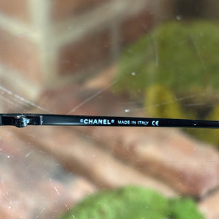 CHANEL 4017-D Crystal CC Rectangle Rimless Sunglasses