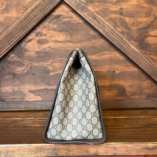 GUCCI Ophidia Medium GG Supreme Monogram Web Brown Tote
