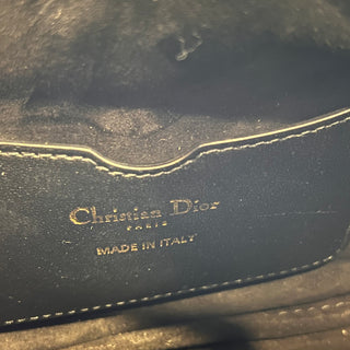 CHRISTIAN DIOR Dior Vibe Small Black Lambskin Cannage Shoulder Bag