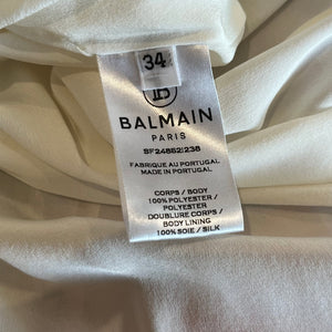 BALMAIN Multicolor Pleated Skirt SZ34(2US/XS)