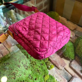 MZWALLACE Metro Raspberry Pink Nylon Crossbody
