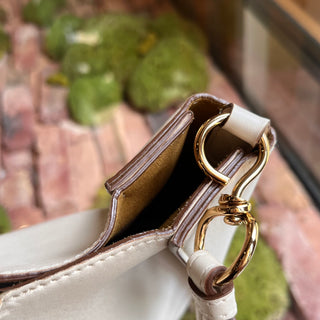 STELLA MCCARTNEY Logo Crossbody Smooth Alter Mat Vegan Leather Perforated Crossbody Bag