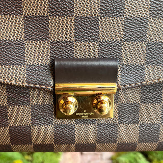 LOUIS VUITTON Croisette Damier Ebene Top Handle Bag