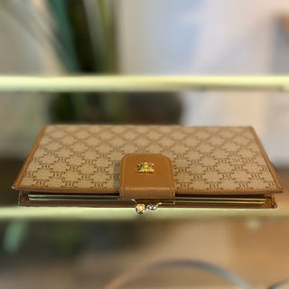 CELINE Vintage Macadam French Purse