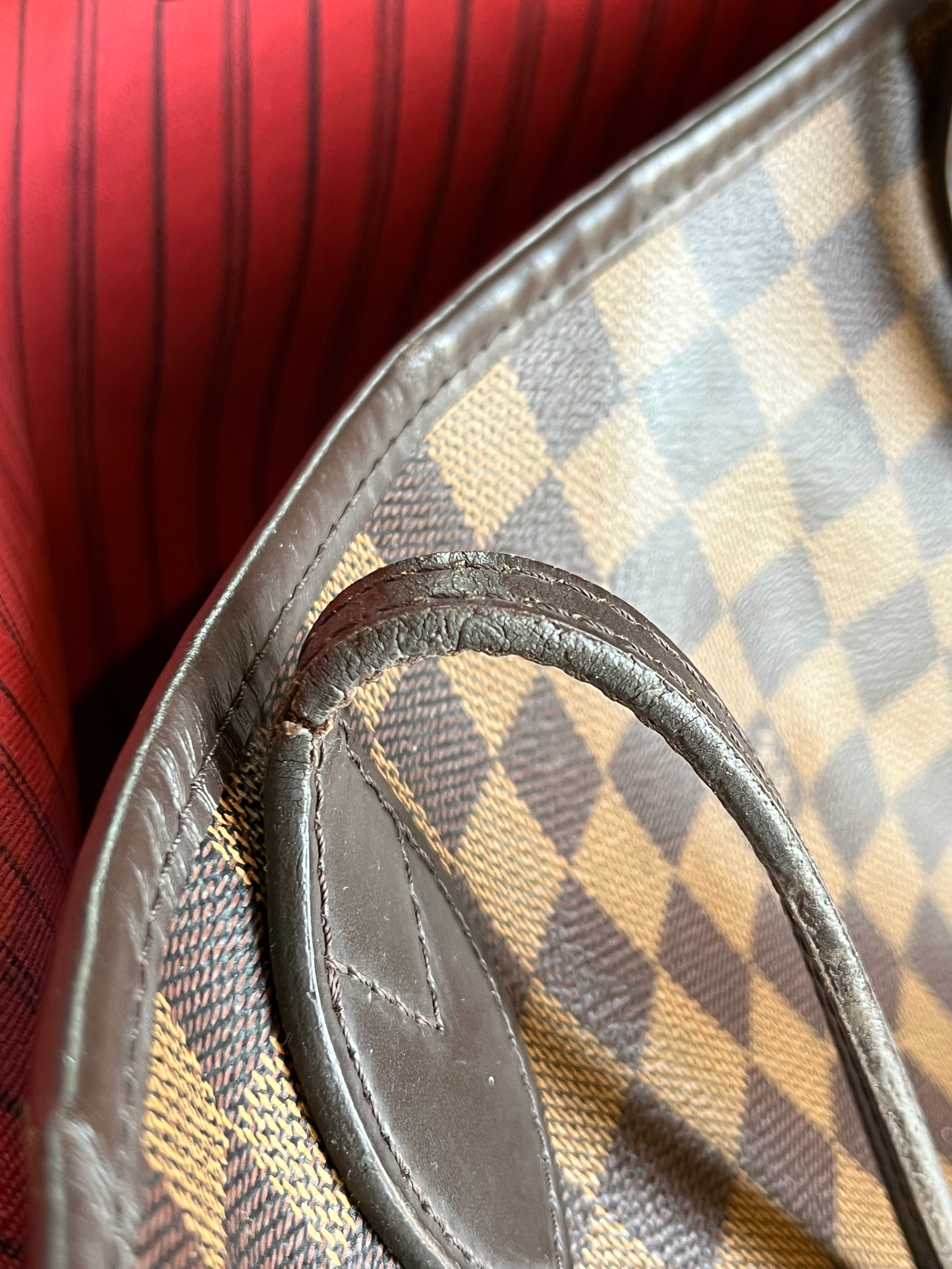 LOUIS VUITTON Damier Ebene Neverfull MM - The Purse Ladies