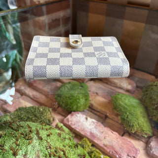 LOUIS VUITTON Damier Azur French Wallet