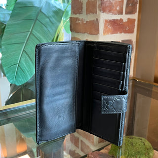 GUCCI GG Signature Black Leather Continental Wallet