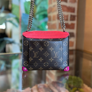 LOUIS VUITTON Tribal Mask Sliding Chain Pm Monogram Canvas Crossbody