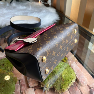 LOUIS VUITTON Cluny BB Monogram Canvas Top Handle Bag