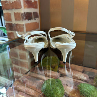 MIU MIU Patent Leather Slingbacks with Buckles SZ 39.5