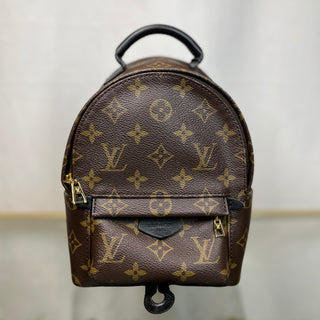 LOUIS VUITTON Mini Palm Springs Brown Monogram Backpack ADI11095