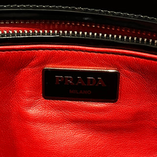 PRADA Galleria Black Patent Leather Tote