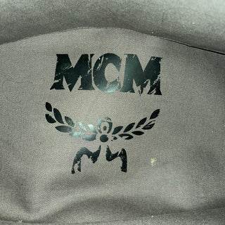 MCM Black Visetos Monogram Canvas Satchel Duffel