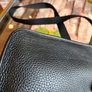 HERMES Evelyne TPM Black Togo Shoulder Bag