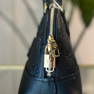 LOUIS VUITTON Neo Alma BB Black Monogram Empriente Leather Satchel