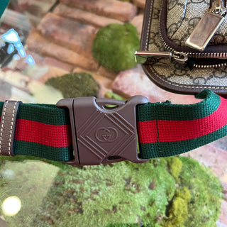 GUCCI Beige GG Supreme Canvas Belt Bag