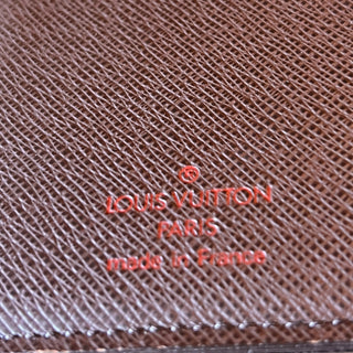 LOUIS VUITTON Damier Ebene Brazza Wallet