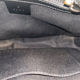 GUCCI Belt Bag Black Grey Soft GG Supreme Monogram Web Belt Bag