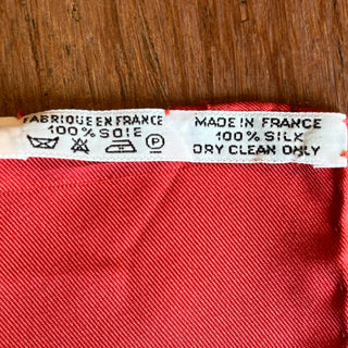 HERMES 1994 Couvée D' Caty Latham Silk Scarf