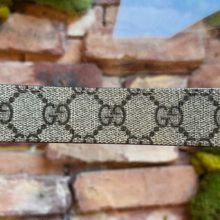 GUCCI Reversible Interlocking G Web Canvas Belt SZ 80/32