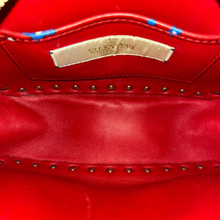 VALENTINO Volcano Enchanted Wonderland Print Leather Crossbody