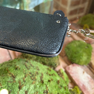 LOUIS VUITTON Black Mahina Key Pouch