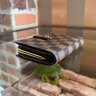 LOUIS VUITTON Damier Ebene French Purse Wallet