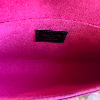 LOUIS VUITTON Felicie Pochette Black Epi Leather Crossbody Bag