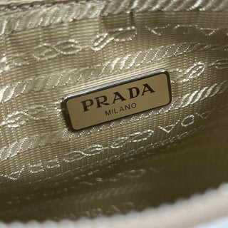 PRADA Re-Edition 2005 White Re-Nylon Shoulder Bag