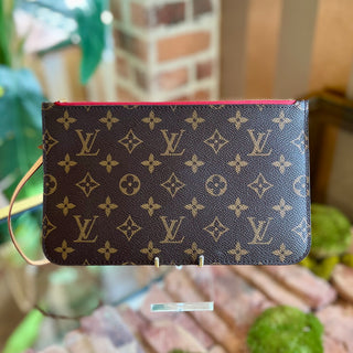 LOUIS VUITTON Neverfull Pochette Cherry Monogram