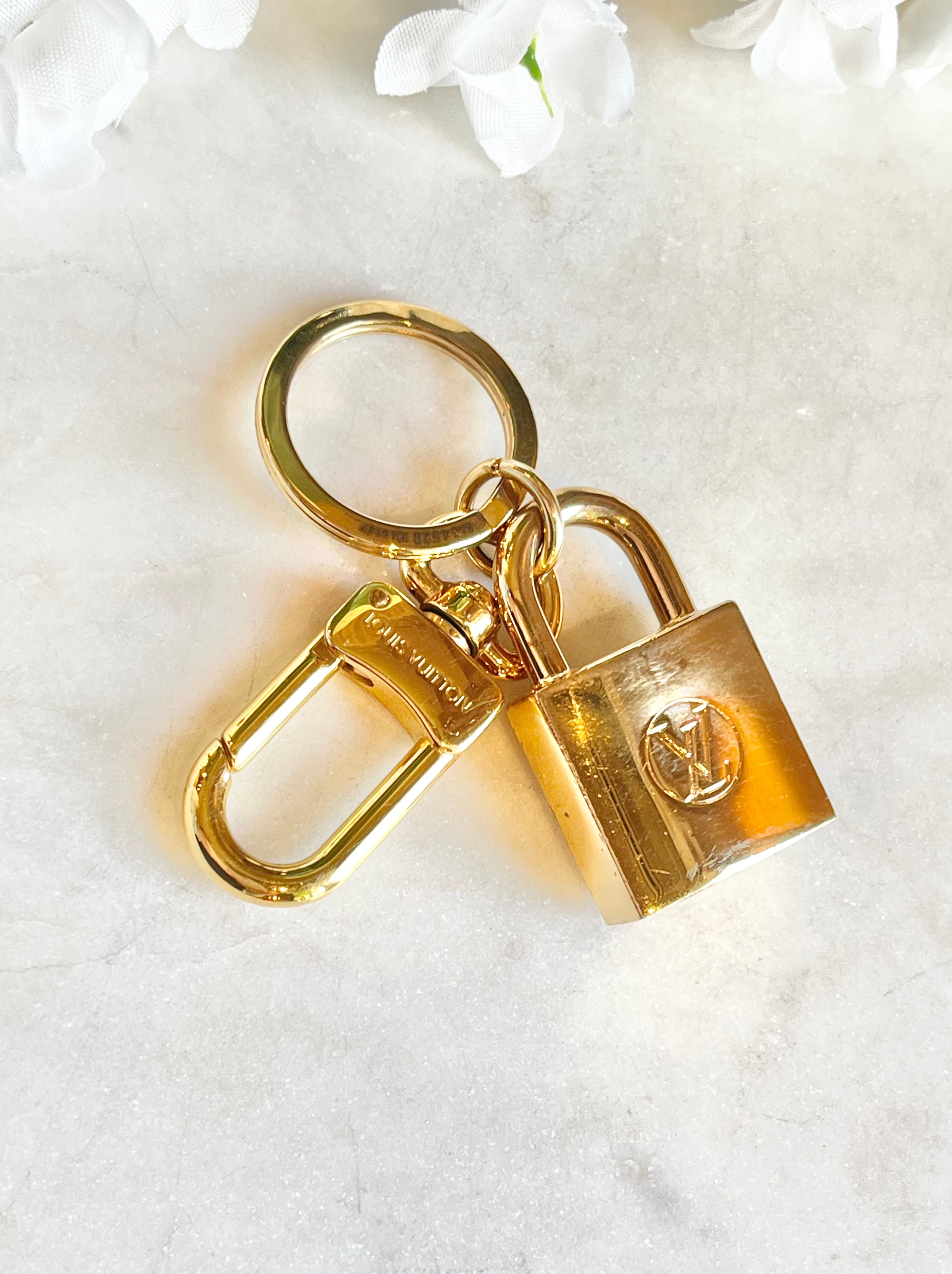 Louis Vuitton Pochette Extender Key Ring - Gold Keychains