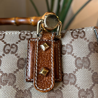 GUCCI GG Canvas Top Handle Bag