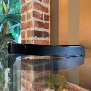 GUCCI Black Leather Marmont Belt SZ 90/36