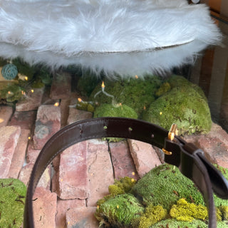 LOUIS VUITTON Brown Leather Adjustable Strap