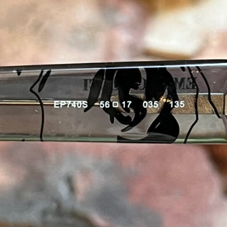 EMILIO PUCCI EP740S Gray Clear Acetate Round Sunglasses