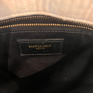 Saint Laurent Lou Lou Puffer Cotton Shoulder Bag Small
