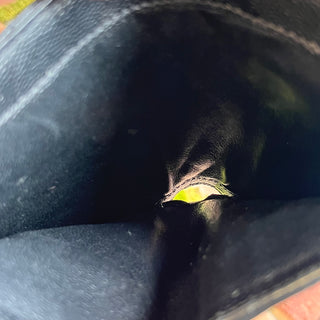 SAINT LAURENT Black Grain De Poudre Cassandra Bifold Wallet