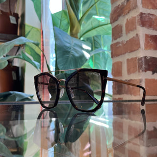 TOM FORD Dahlia Brown Tortoise Shell Acetate Oversized Sunglasses