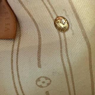 LOUIS VUITTON Neverfull PM Damier Azur Canvas Tote Bag