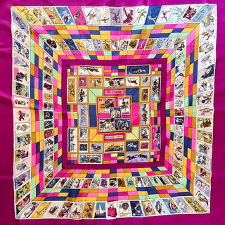 HERMES Correspondence Silk Scarf