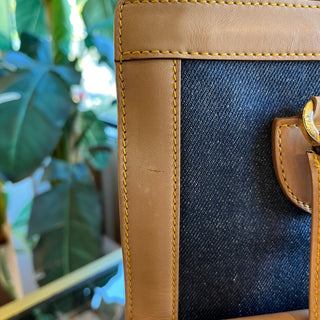 CHRISTIAN DIOR Vintage Blue Denim Tote