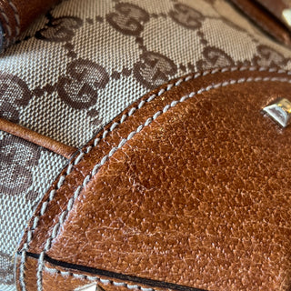 GUCCI GG Canvas Top Handle Bag