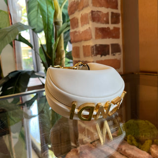 FENDI Mini Fendigraphy White Vitello Grace Leather Top Handle Bag